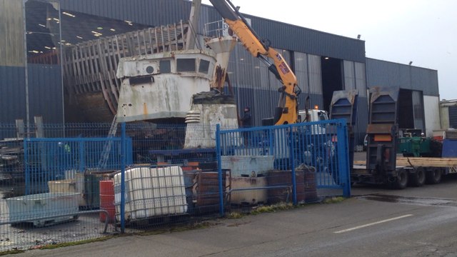La Calypso se prépare à quitter les chantiers Piriou