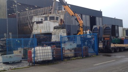 La Calypso se prépare à quitter les chantiers Piriou