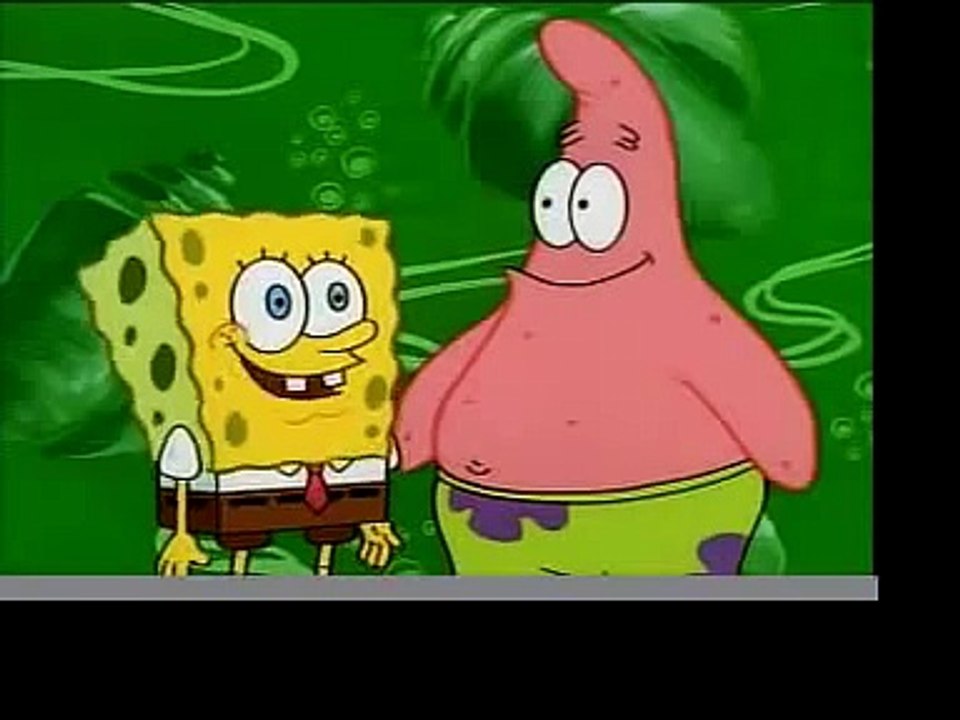 spongebob backwards