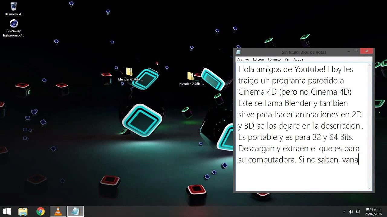 DESCARGAR BLENDER 32 Y 64 BITS PORTABLE Y FULL PARA WINDOWS!