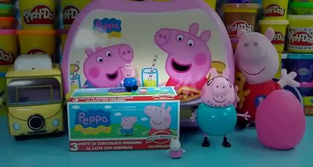 kinder surprise violetta KInder Surprise eggs Peppa pig egg Surprise play doh toys FULL EPISODE