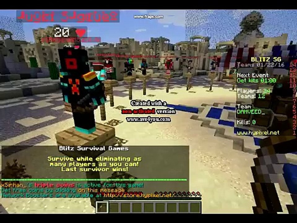 Minecraft survival games part 1