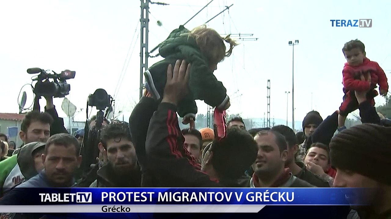 Migranti zablokovali železničnú trať na gréckej hranici s Macedónskom