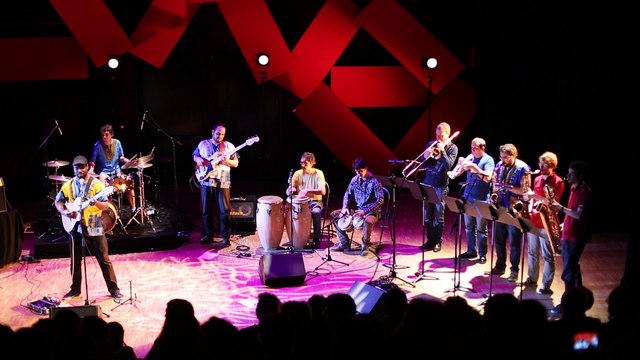 Maison des Arts : Connexion T3 - Seka et des élèves (cuivres/percussions)