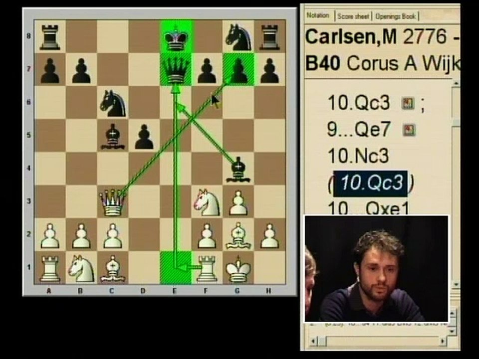 CORUS 2009 Acte 1 : Carlsen - Radjabov