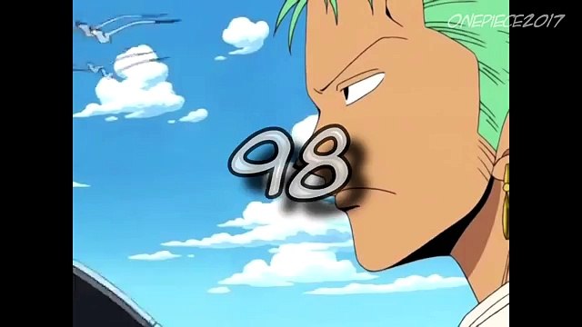 One Piece momentos divertidos 98 - Zoro guiando al Going Merry