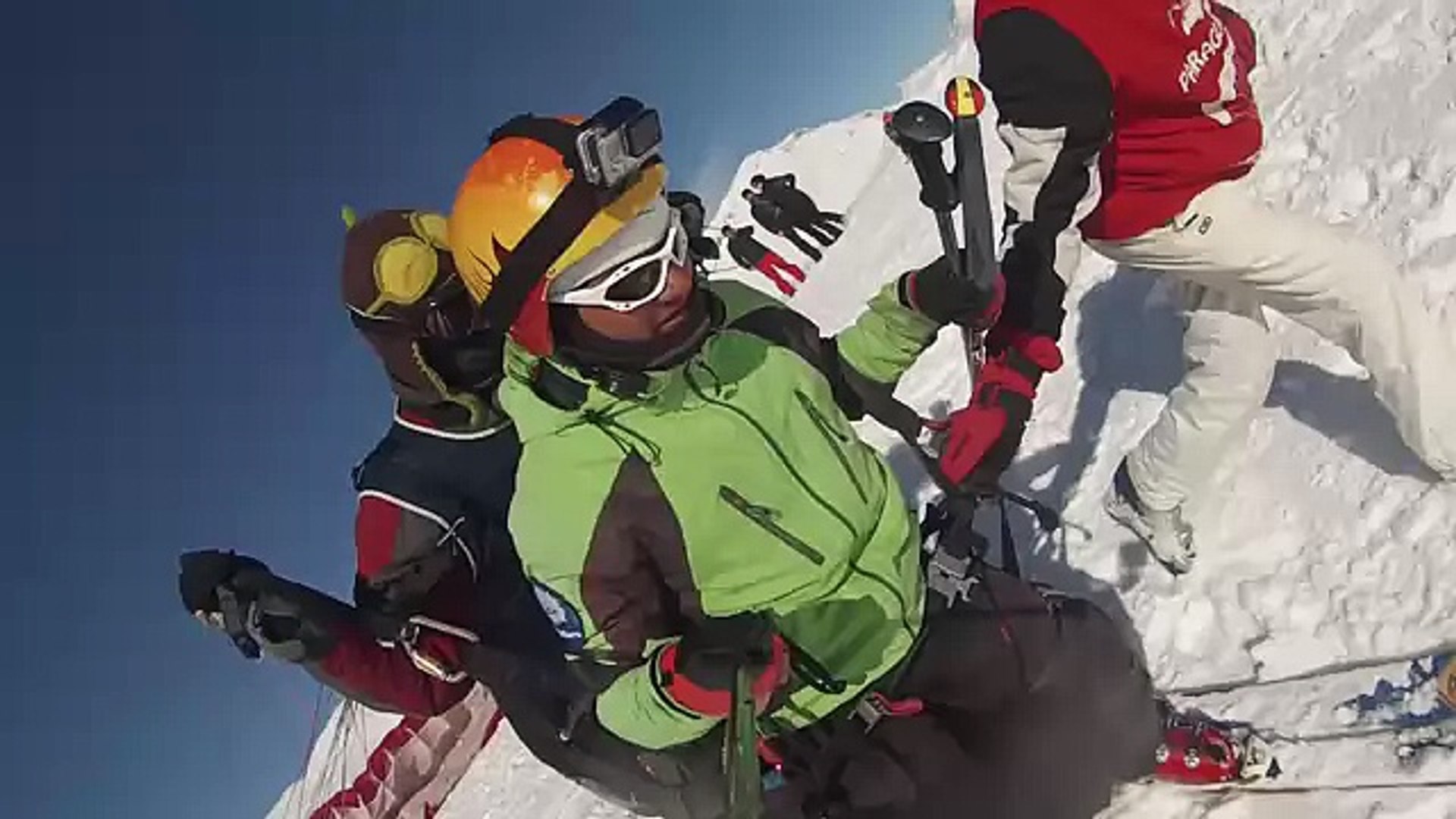 Go pro; Paragliding-freeride Gudauri 2015