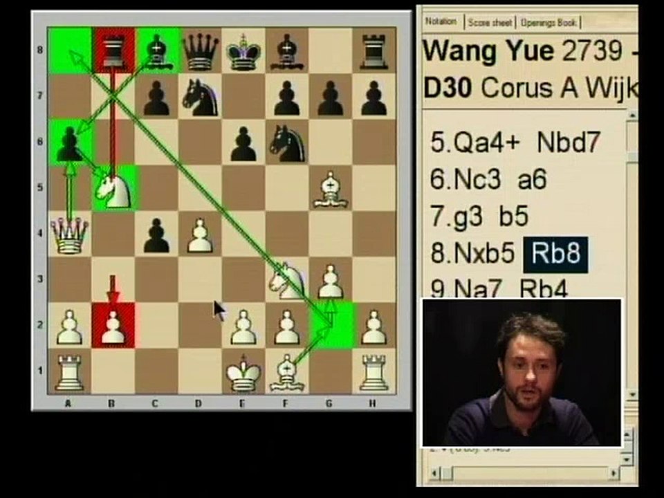 CORUS 2009 Acte 2 : Wang Yue - Ivantchouk