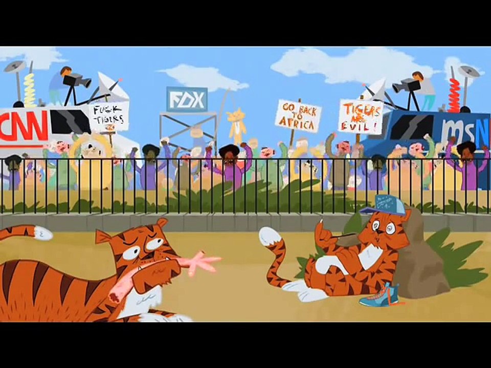 Gangsta Tigers - Katt Williams Cartoon It's Pimpin' Pimpin' (Edited Version)