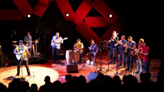 Maison des Arts : Connexion T3 - Seka et des élèves (cuivres/percussions)