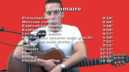 Apprendre Petite Marie à la guitare