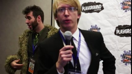 2014 Red Carpet Interview   Hairy Soul Man aka Kai Smythe   Chicago Comedy Film Festival