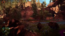 Far Cry Primal great scar bear Taming and battle
