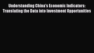 Download Understanding China's Economic Indicators: Translating the Data into Investment Opportunities