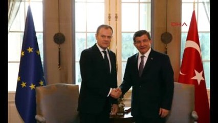 AB Konseyi Başkanı Donald Tusk Çankaya Köşkü'nde