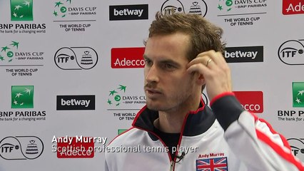 Andy Murray: Being left alone with daughter was scary moment