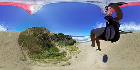 Paragliding at Cape Kiwanda 360 Video
