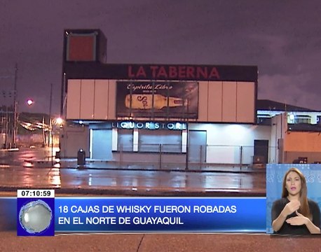 Roban 18 cajas de whisky valoradas en más de 20 mil dólares