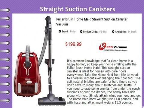 Next Generation Bagless Canister Vacuum and Carpet Cleaner Products