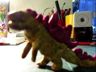 godzilla/spinosaurs tests claymation