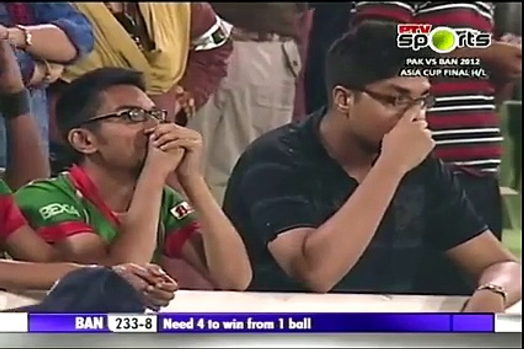 Pakistan restricted Bangladesh from 9 runs in last over in 2012 Final of Asia Cup