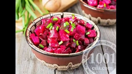 Винегрет с солеными грибами