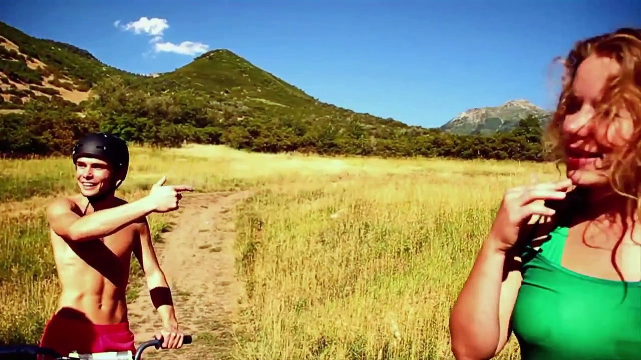 Huge Bike Jump into a Pond 35 feet in the air