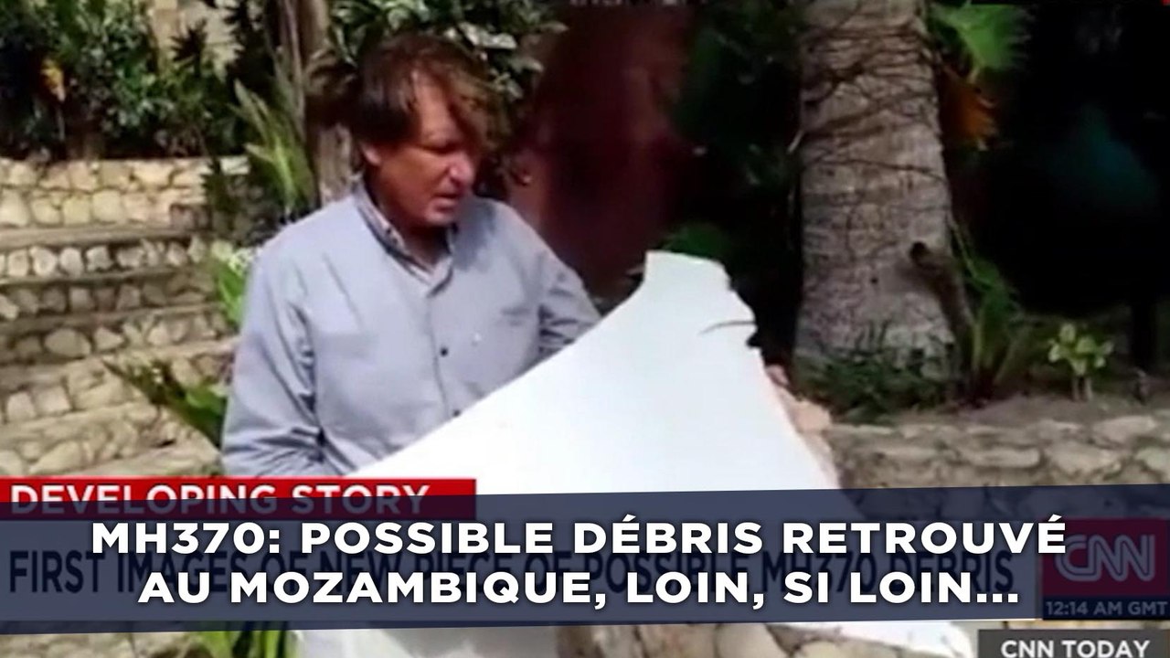 MH370: Découvrez le trajet effectué par le débris retrouvé au Mozambique