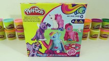 Play Doh My Little Pony MLP Make N Style Ponies Playset Pinkie Pie Rainbow Dash Twilight Sparkle!