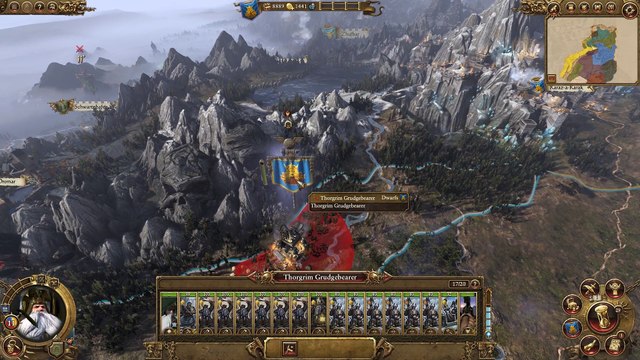 La campagne nain de Total War Warhammer