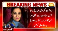 Terrorist belonged to any party accountability should be against them: Marvi Memon