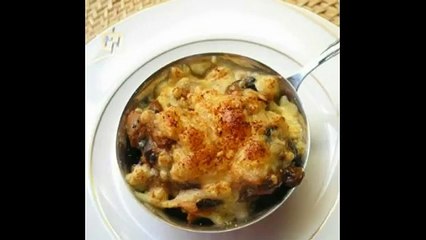 Жульен из консервированных шампиньонов