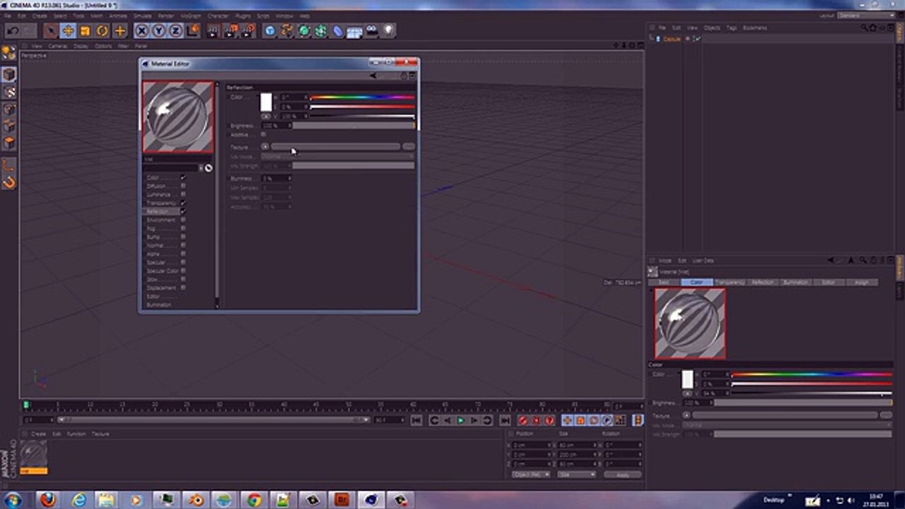 Cinema 4D Tutorial - Creating Crystals in Cinema 4D[via torchbrowser.com]