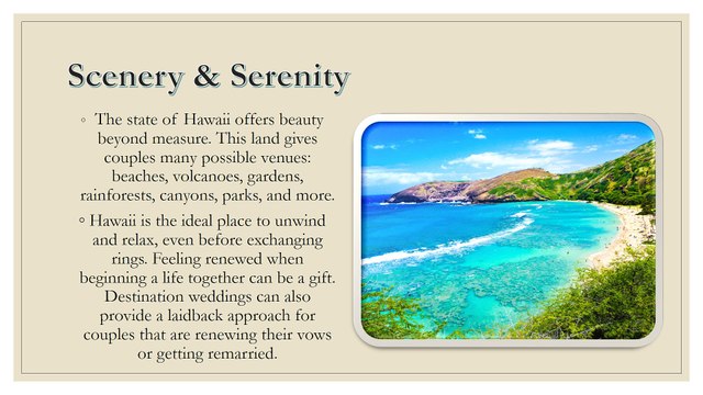 RESORTS TRAVEL CLUB SUGGESTS CHOOSING HAWAII FOR A DESTINATION WEDDING