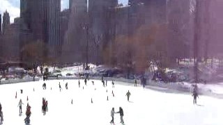 Un hiver à New York - Patinoire à central park