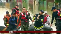 BBC News Balkan floods Fears of new surge on Serbias River Sava