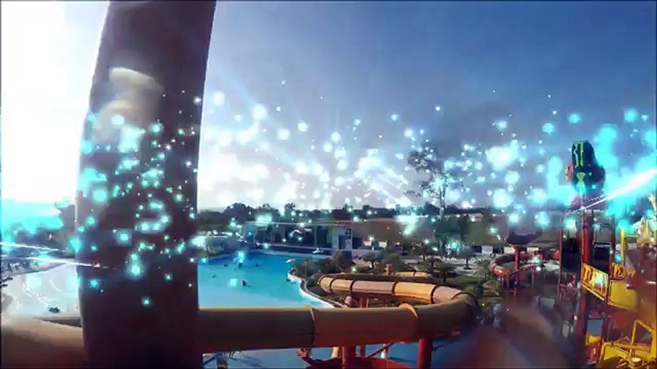 water slide cartoon network water park pattaya (FULL HD)