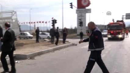 Koyun Yüklü Kamyonetle Otomobil Çarpıştı: 1 Yaralı