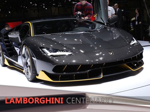 Lamborghini Centenario en direct du salon de Genève 2016