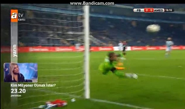 Luis Nani Incredible powerful shoot - Fenerbahce 0-0 Amedspor - HD
