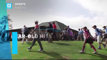 11-year-old hits hole-in-one on 1st shot on Woods course