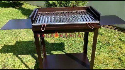 Portatif Kanatlı Mangal 60x35 Karamangal