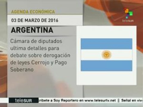 Argentina: Diputados discutirán las leyes Cerrojo y Pago Soberano