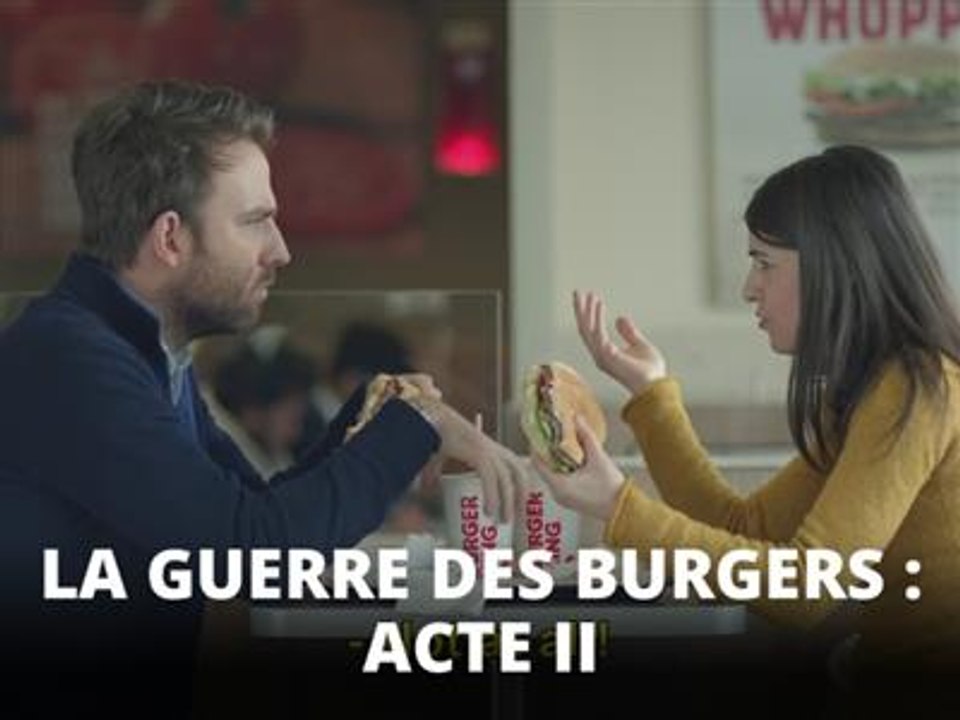Buger King répond à McDonald's dans une pub bien sentie