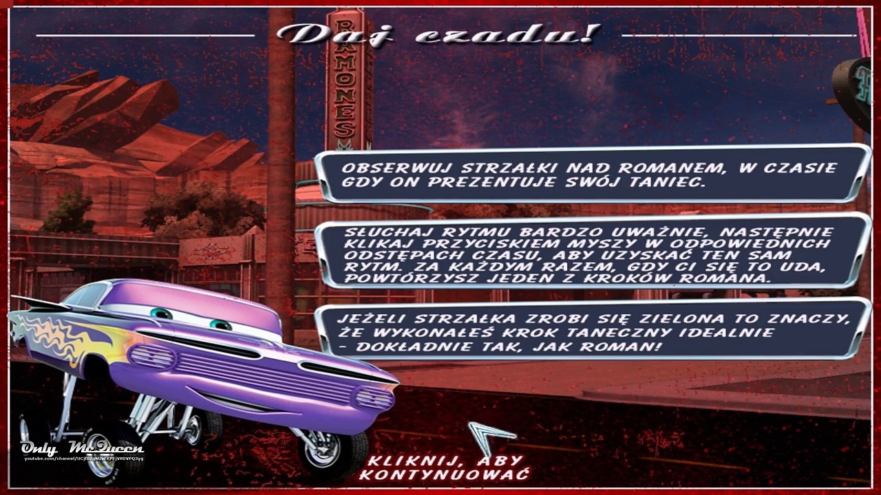 AUTA ! #13 Daj czadu! - Zygzak McQueen i Roman - Disney Cars 4K UHD