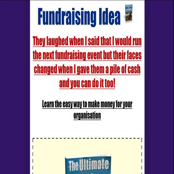 Fund Raising Idea - Simple Plan To Make Money For Charity! (DOWNLOAD)