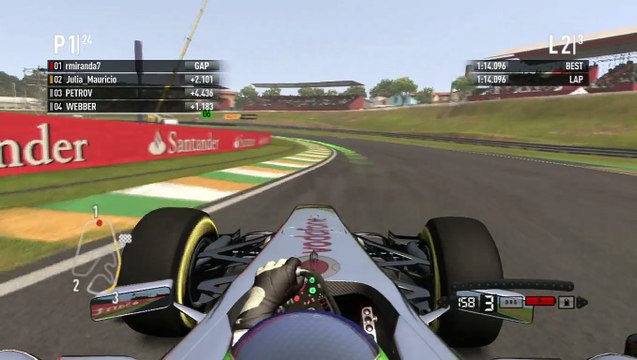 PS3 F1 2011 Camp Coop GP Brasil Trofeu Campeão Camp Coop