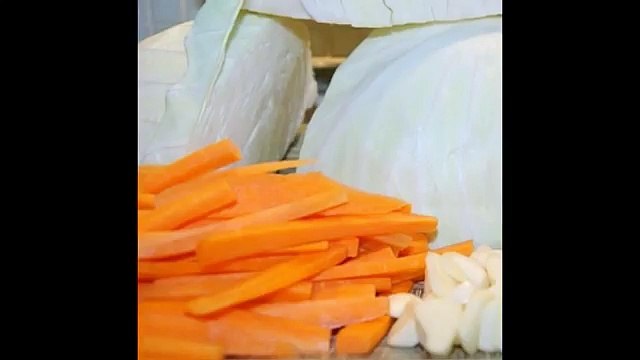 Маринованная капуста с чесноком
