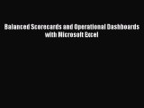 Download Balanced Scorecards and Operational Dashboards with Microsoft Excel PDF Free