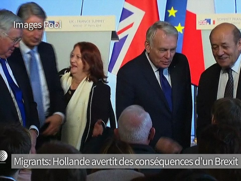 Un Brexit aurait "des conséquences sur la question" des migrants, avertit Hollande